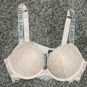 Victoria's Secret Pink Lace Padded Bra